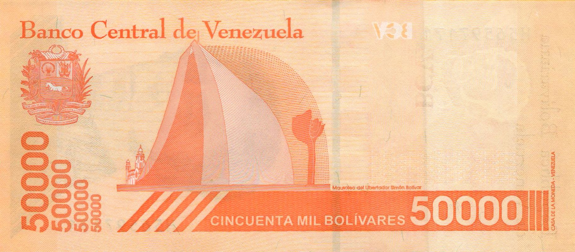 Venezuela 50000 2020 UNC P-NEW/2